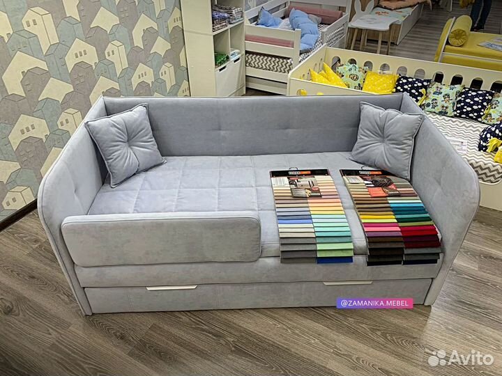 Детская мягкая кровать