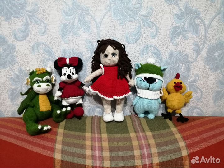 Вязаные игрушки ручной работы