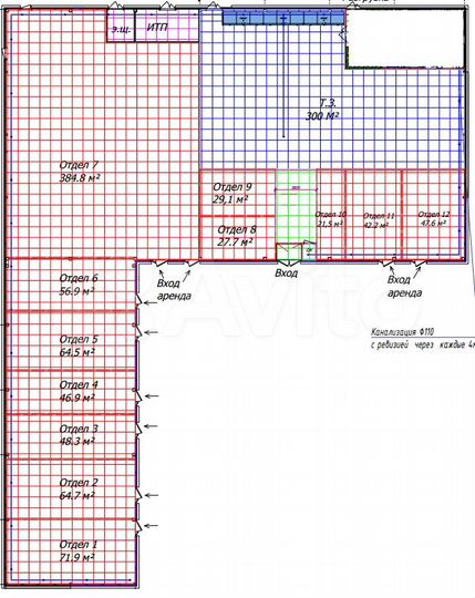 Торговая площадь, 298.4 м²