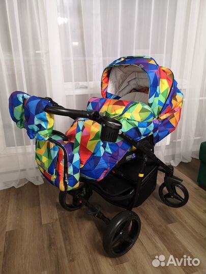 Коляска 2 в 1 adamex reggio