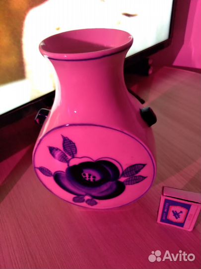 Ваза старая Гжель 70е гг.ссср винтаж