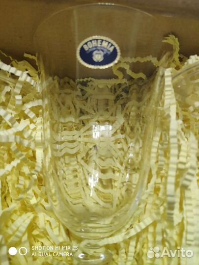 Фужеры высокие Богемия