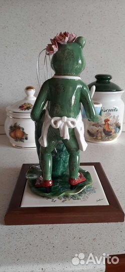 Подставка под кухонные аксессуары лягушка pavone