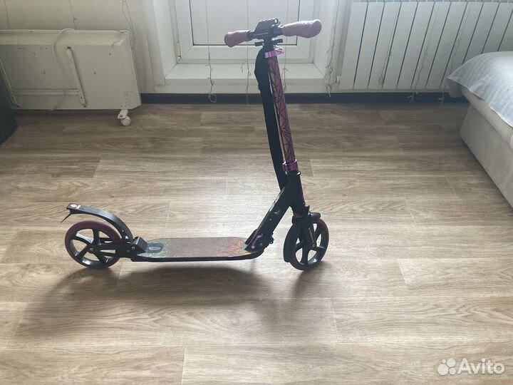 Самокат двухколесный rush action S200A pink