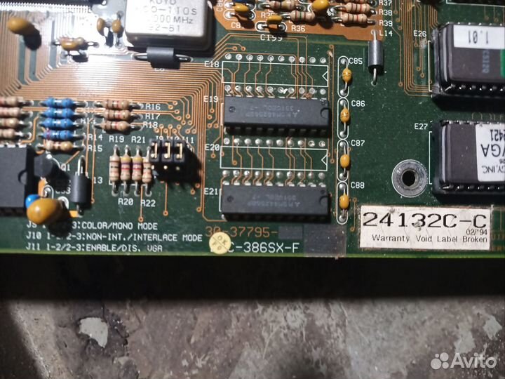 Плата от древнего компьютера