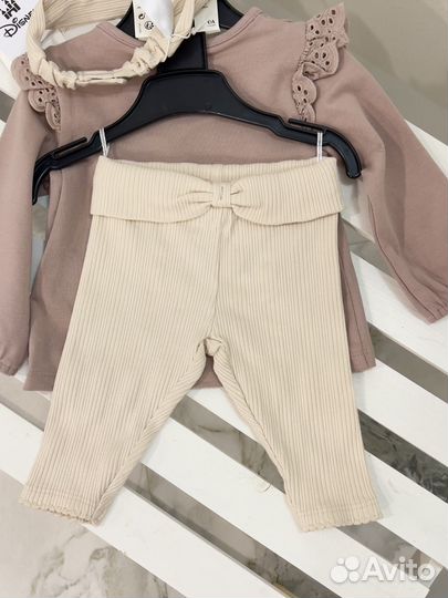 Комплекты костюмы 62 68 74 80 на девочку боди