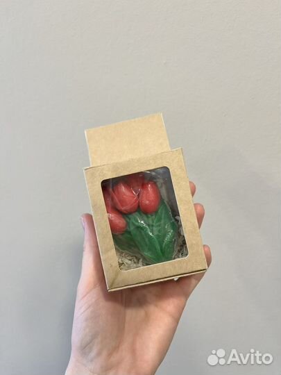 Мыло ручной работы цветы