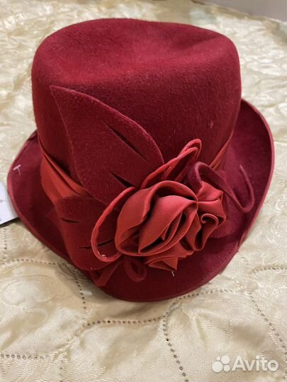 Шляпа фетровая женская