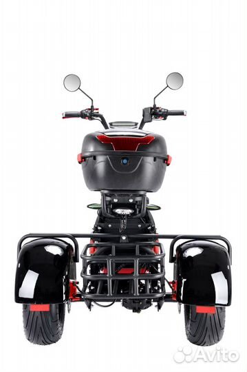 Электроскутер White Siberia PRO trike+3000W