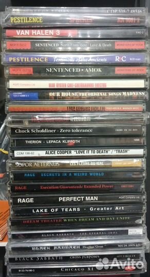 Cd диски рок и heavy metal