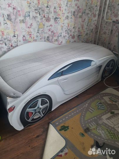 Детская кровать машина BMV (бу)