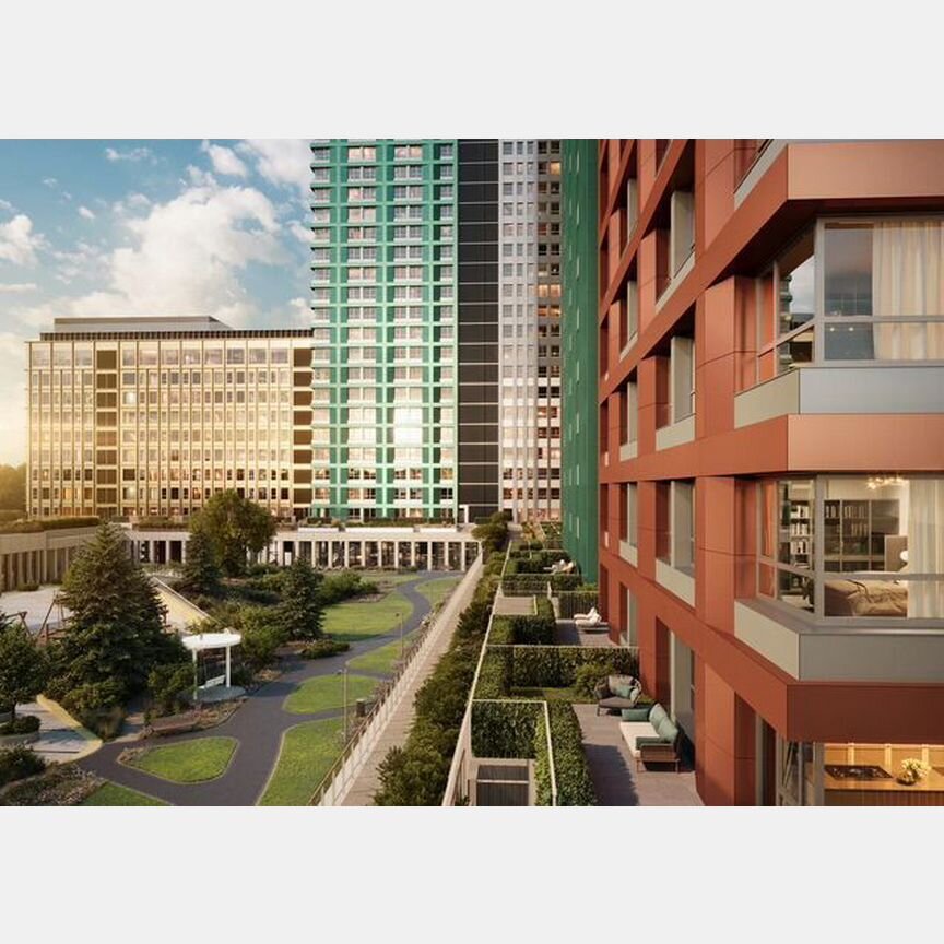 1-к. квартира, 40 м², 2/12 эт.