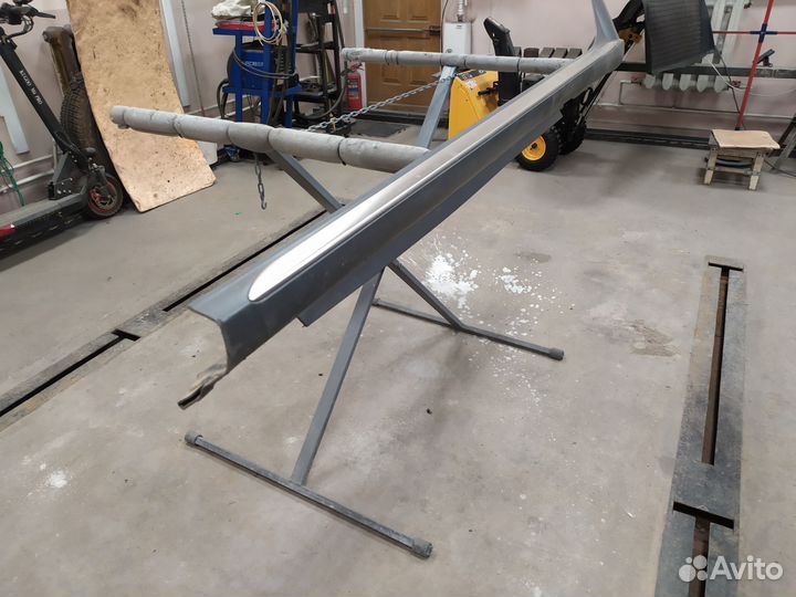 Накладка порога audi allroad, левая, дорест