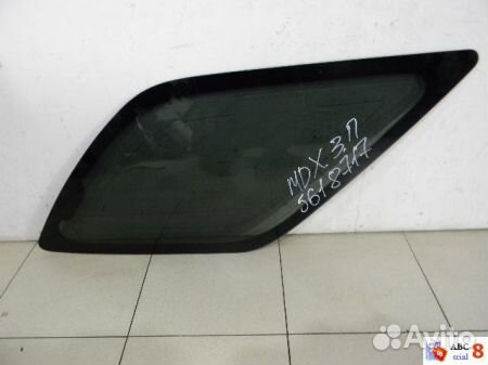 Стекло заднее боковое правое