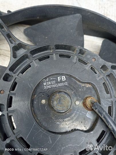 Вентилятор охлаждения радиатора Chevrolet Aveo