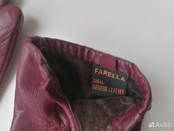 Перчатки из натуральной кожи