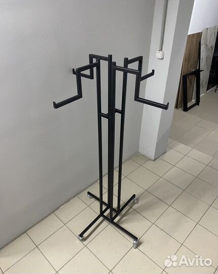 Стойка ресепшн вешалка поимерочная зеркало