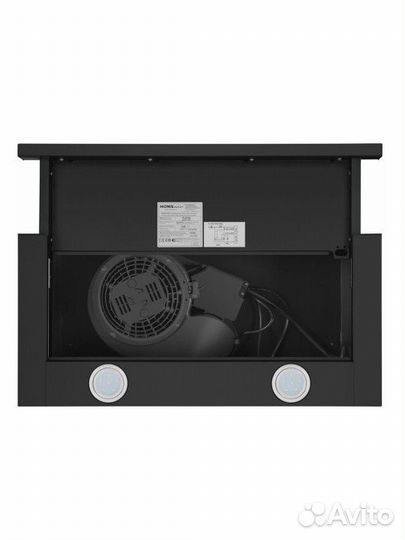 Кухонная вытяжка homsair flat 60 glass черный