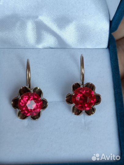 Серьги серебро СССР