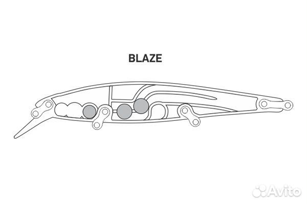 Воблер LureMax blaze 115SP MR-158 17 г