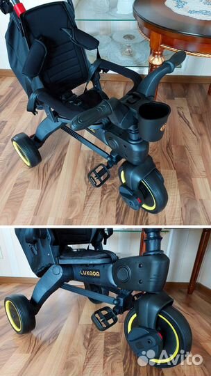 Велосипед трёхколёсный детский складной Luxmom S7