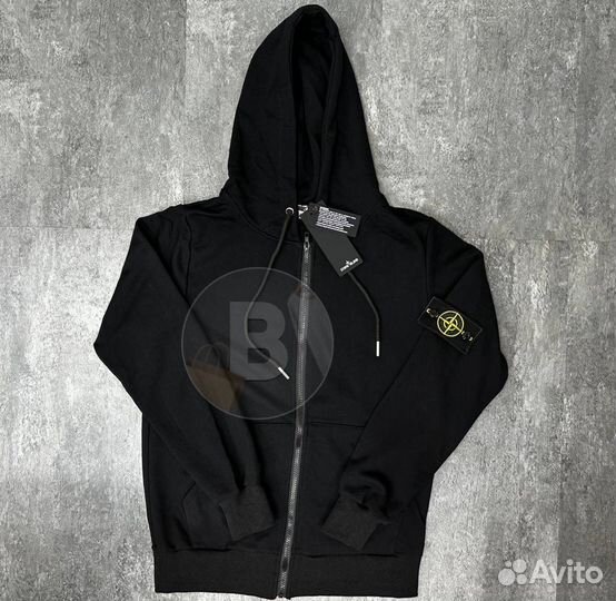 Зип худи stone island