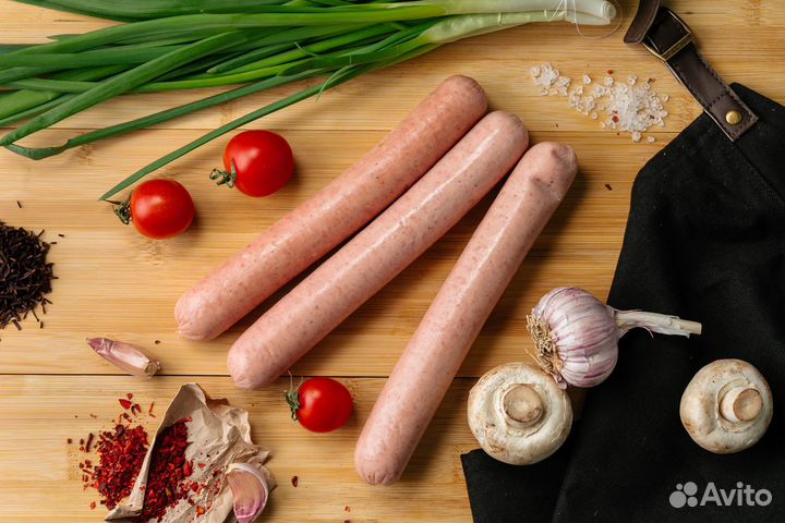 Сосиски из курицы гриль для хот-догов халяль
