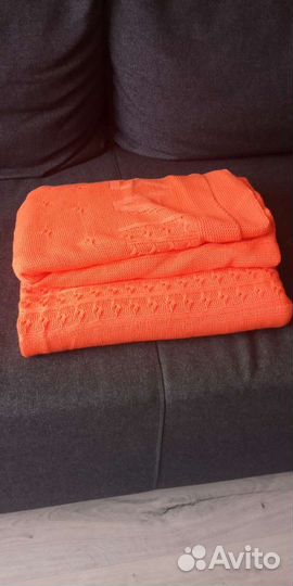 Плед вязаный