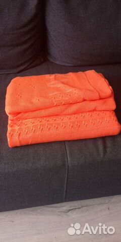 Плед вязаный