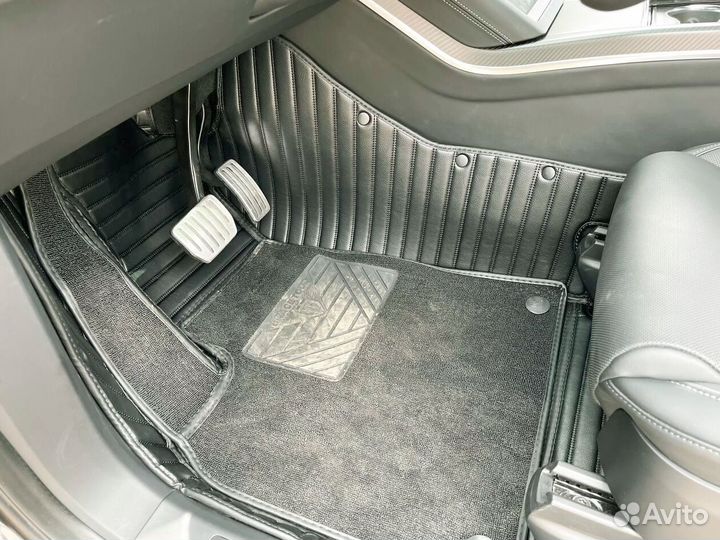 Коврики из экокожи для Tesla