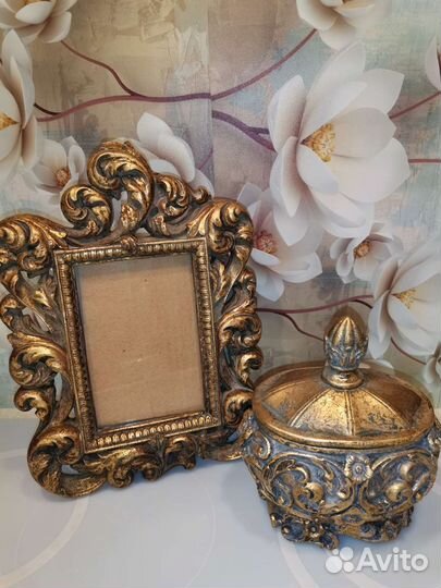 Рамка для фото и Шкатулка Барокко