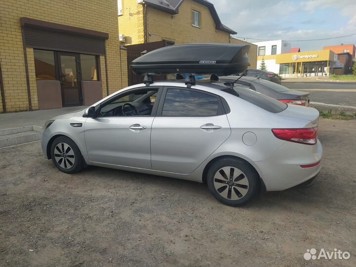 Бокс на крышу Киа Рио 3 сд аэро