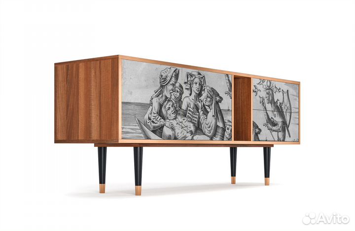 Тв-тумба T1 - Орех - Blau Schuyte