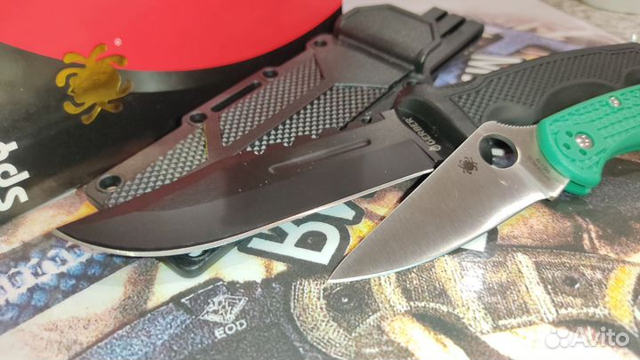 Ножи :Gerber+Spyderco Delica+Зажигалка(prozippo)