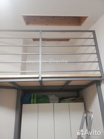 Перила металлические с леерами № 114