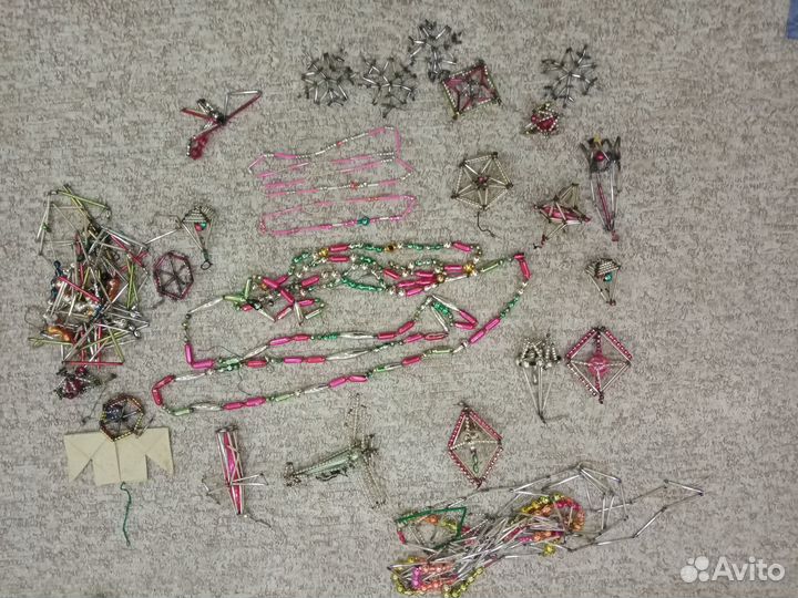 Новогодние игрушки стеклоярус