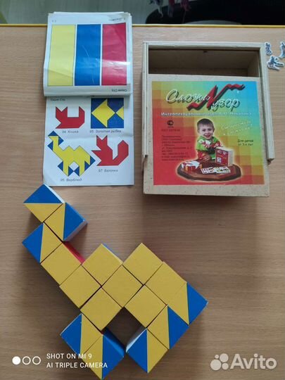 Кубики сложи узор Никитина