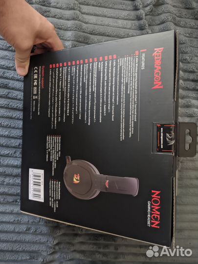 Беспроводные наушники redragon nomen