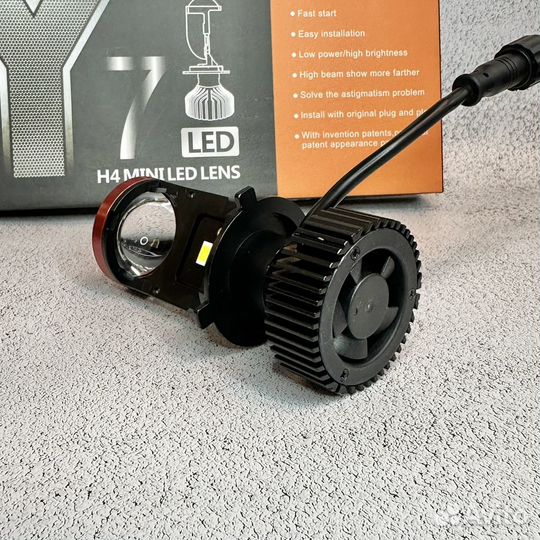 Новые Топ LED lens, лампы Лед линзы h4. Y7