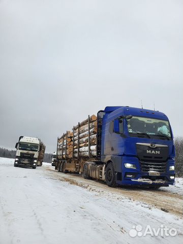 Водитель на полуприцеп лесовоз