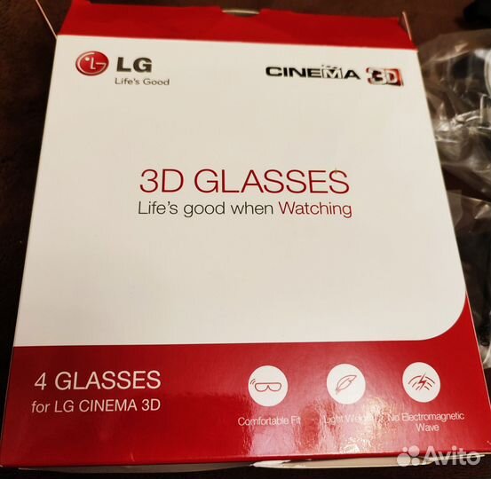 3d очки LG 4шт