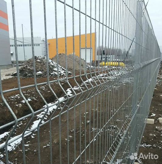 Забор из 3д сетки
