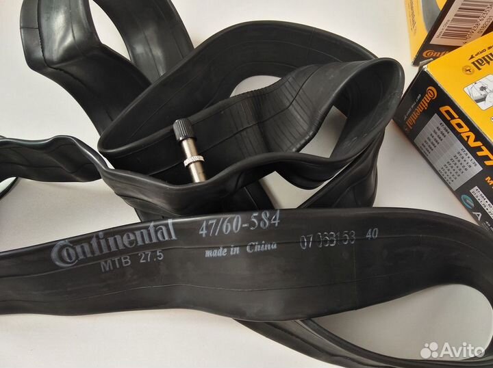 2шт Велокамеры Continental MTB 27.5