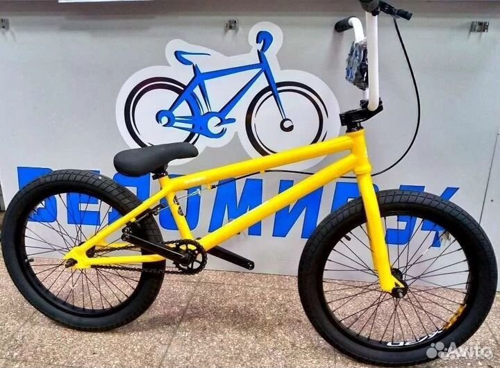 Saber Stels Bmx 20д. матовый желтый
