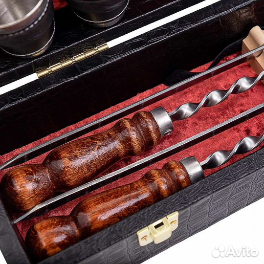 Шашлычный кизлярский набор в кейсе