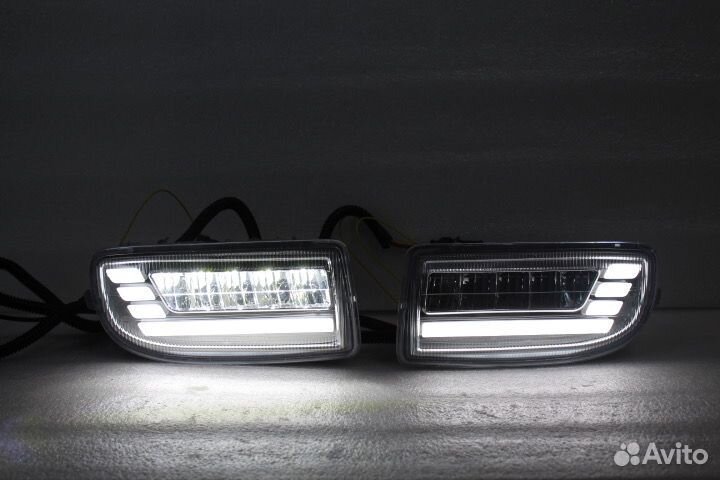 Land Cruiser 100 LED Туманки диодные дхо M2LH3