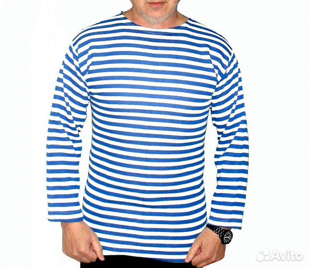 Тельняшки с длинным рукавом, хлопок