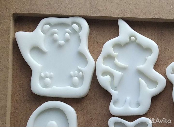 Молды новогодних игрушек