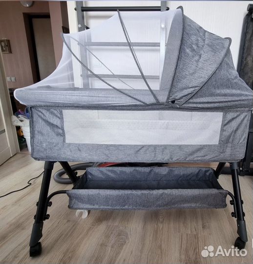 Детская приставная кроватка колыбль