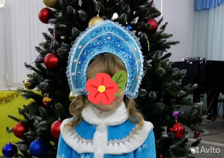 Кокошник для снегурочки